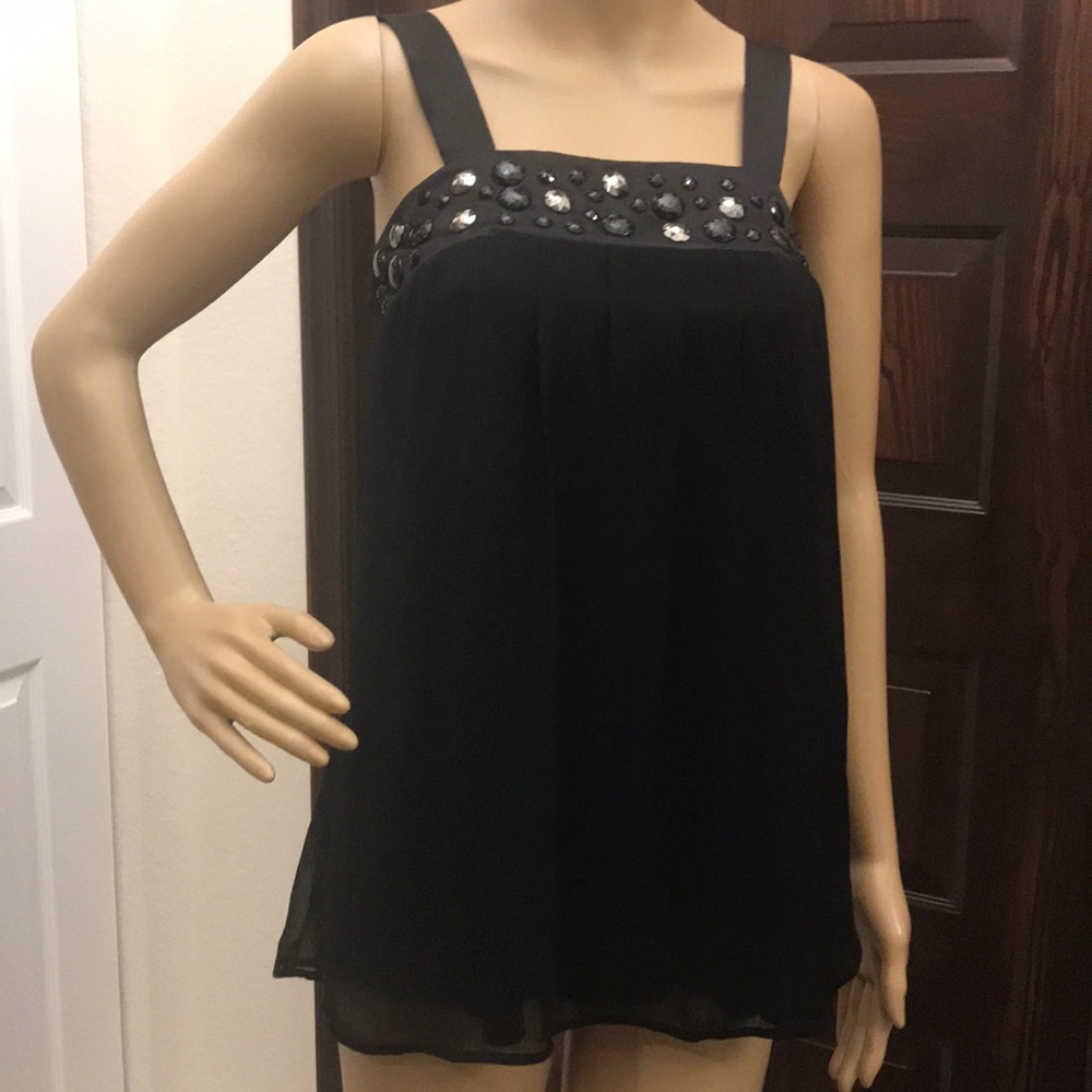 Black top size S embellished - Picture 6 of 17